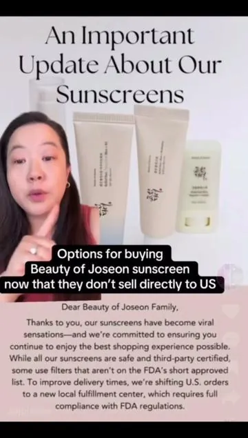 These original Korean beauty of Joseon sunscreens JUST came back in stock! Expiration date is not until 2027, so stock up!! #beautyofjoseon #beautyofjoseonsunscreen #koreansunscreen #koreanskincare