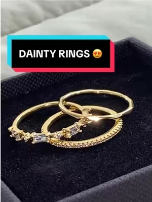 i loveee #daintyjewelry #14kgold #rings #hispanic 