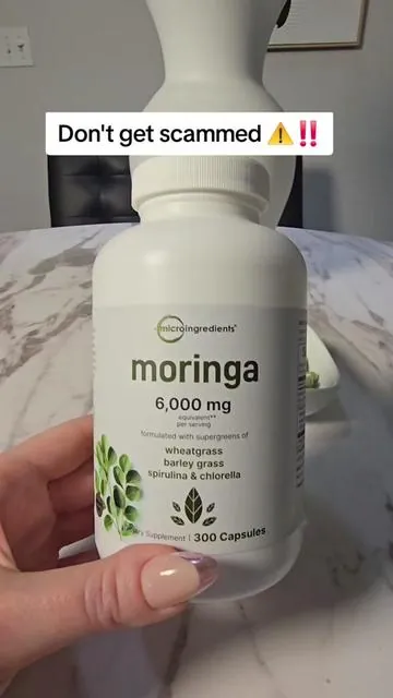 This is the real Moringa capsules by Microingredients! #Moringa #moringacapsules #microingredients #mycoreingredients #SuperBrandDay #supplements #healthylife #healthyliving 
