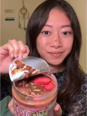 #ad Finally got to try @Nerdy Nuts Shop Strawberry Dubai Chocolate Bar Peanut Butter 🤩😋 #peanutbutter #nerdynuts #dubaichocolate #dubaichocolatebar #Uniquesnacks #snacktok #tiktokshoprestock #springintohealth #tiktokshopspringglowup  Disclaimer: This video is for informational and promotional purposes only. I am sharing my personal experience with Nerdy Nuts Strawberry Dubai Chocolate Bar Peanut Butter. Please note that I am not the manufacturer or distributor of this product. Any concerns regarding allergies, dietary restrictions, ingredient information, product quality, or order discrepancies should be addressed directly with the seller or manufacturer. Always review the product packaging before consumption and consult with a professional if you have any specific health concerns. This product contains peanuts and may not be suitable for those with peanut or nut allergies. If you have a peanut allergy or other dietary restrictions, please check the ingredients and consult with a medical professional before consuming. I am not responsible for any allergic reactions, issues, or dissatisfaction related to this product. If your product arrives damaged, melted, or defective, please contact the seller or manufacturer directly to resolve any issues. I am not responsible for any damages that occur during shipping or handling. Additionally, this video includes links to other Nerdy Nuts peanut butter products. The ingredients, flavors, and nutritional information may vary between products, so please review each one carefully before purchasing. I am not responsible for any issues related to these additional products.