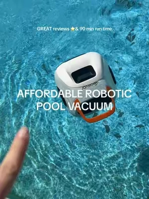 I cannot believe the Gosvor Robotic pool vacuum works so well for that price. Life is easier. 😎 #roboticpoolcleaner #poolvacuum #robotpoolvacuum #affordablepoolvacuum #cleaningpool #abovegroundpool #pool #poolcleaning #poolcleaninghack #tiktokshoprestock 