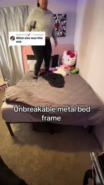 Replying to @LiLi💕✨ this the full size #heavydutybedframe #metalbedframe #tiktokshopfebuaryrestock #restock #tiktokshopfinds #tiktokshopspringglowup #tiktokshopmothersday #springintohealth 