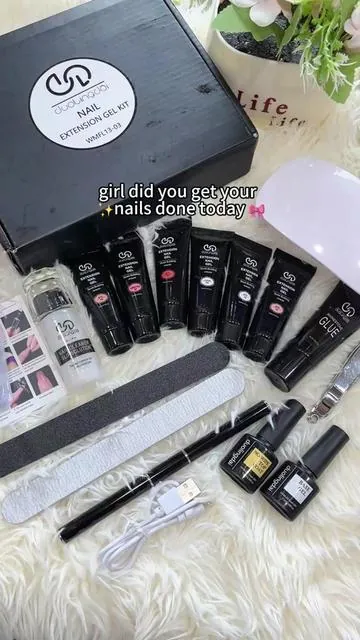 Can't wait to try my new poly nail gels💅😍💗💕💋🎀💝 #diynailsathome #nailsvideotutorial #diynailsart #nailsathome #manicure #nails #nailsartvideos #nailsoftiktok #nailsart #fyp #gelxnails #diynailsart #gelxtutorial