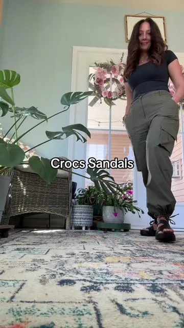 Crocs Sandals FLASH SALE TODAY! These crocs sandals are too cute and so comfy!  #crocs #sandals #crocssandals #comfysandals  #springfashion #summerfashion #tiktokshopspringglowup #tiktokshoprestock #tiktokshopmothersday Crocs Sandals Sandals Comfy Sandals