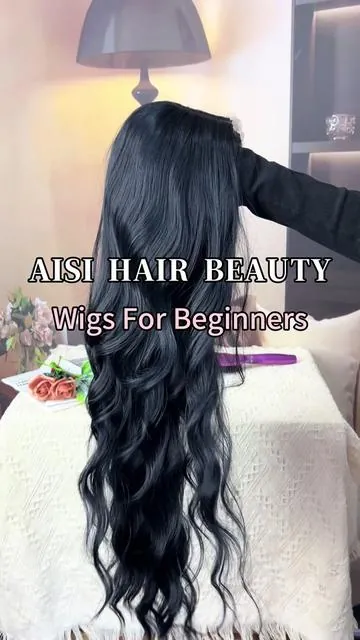 AISIHAIR A nice-looking black wig that is very suitable for beginners. #springtok #aisihair #Tiktokshop #giftideas #hairstyles #wigstyling #loveyourself #wig
