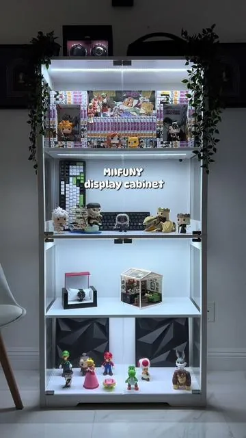 Unboxing | MIFUNY Display Cabinet with Glass Doors ☁️ …. I’m soooo in love , so worthy 🫶🏻 … #decor #roomdecor #creatorsearchinsights #fypagee #dealsoftheday #xyzbca #foryoupage #shelf #anime #animetiktok #funkopop #