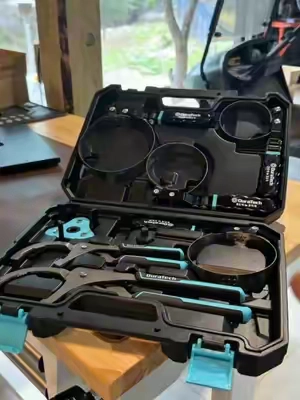 DURATECH Oil Filter Wrench Set #oilchange #mechanic #tools #powertools #oilfilter #bluecollar 