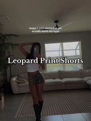 These are the cutest shorts i’ve ever owned👀 #spotlightfinds #leopard #cheetahprint 
