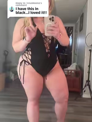 Replying to @TrinaWeena holy smokes the black is straight 🔥🔥🔥 #swimsuitcheck #swimsuitseason #curvyswimwear #curvyfashion #curvyfashionblogger #apronbelly #curvytiktokhaul 