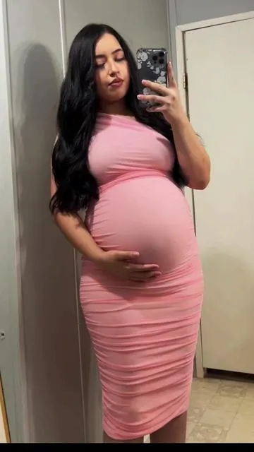 Missing my bump 🥺💕 #pregnant #babybump #bodycondress #babyshower #dress #fyp 