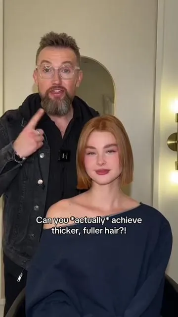 WOW is right!  Fine hair, meet your new best friend! 🙌✨  Our Carb Cocktail gives your strands serious thickness and volume using REAL carbs that give you REAL results! 😮‍💨  @Matthew Ryan Thompson  #colorwow  #finehairfix #volumizedhair #thickerhair