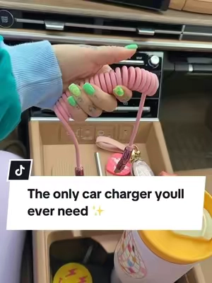 She’s a best seller for a reason ✨ #phone #phonecharger #iphone #carcharger #carcleaning 