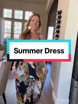 The season of sun kisses skin and flowy dresses is coming…. this dress is perfection.  #summerstyle #summerdress #beachstyle #backless #TikTokShopSpringGlowUp #TikTokShopMadeMeBuyIt 