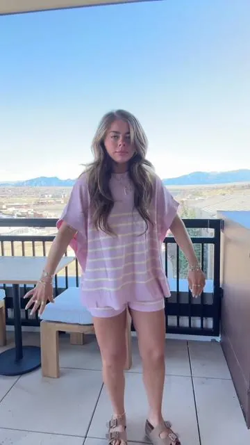 this set is everything actually 🤩🩷💛💐 wearing a small #fyp #outfitinspo #pinterestinspo #ootd #fitcheck #ootdfashion #springfashion #summerfashion #colorado #mountains 