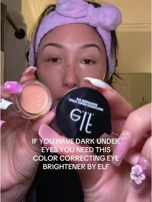 #CapCut a must-have if you have dark under eyes! @elfcosmetics #elf #elfmakeup #eyebrightener #colorcorection #colorcorrector 