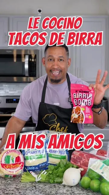 Le Cocino Tacos De Birria 🌮 A Mis Amigos Dominicano 🇩🇴 con la @EZ Bombs  #donjose #probando #tacos #birria #TacoDeBirria 