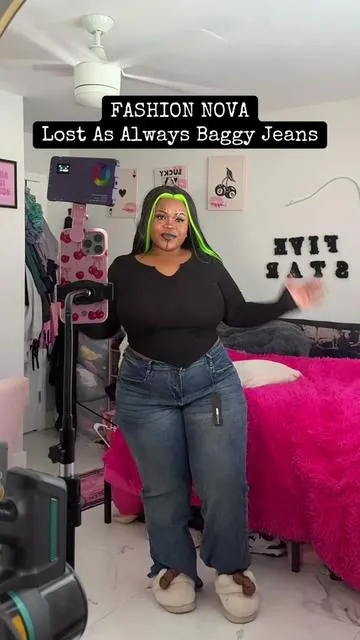 okay I got it right this time 🤣 ifykyk #baggyjeans #baggypants #fashionnova #fashionnovajeans  #plussizejeans #jeans #plussizeedition #plussizefashion #plussizetiktok #baggy #denimjeans #curvybodies #tiktokshoploveatfistfind #buynow