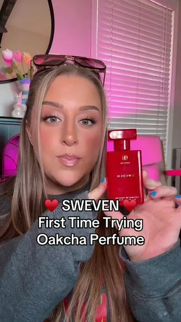 Sweven by @Oakcha ♥️ This is my first bottle of oakcha perfume! I can’t believe I haven’t tried them before now, there are so many things to love!! #oakcha #oakchaperfume #oakchafragrances #oakchasweven #oakchareview #sweven #inspiredbyfragrance #inspiredbyperfume #perfume #fragrance #perfumereview #fragrancereview #fragrancetok #fragrancetiktok #fragrancerecommendations #perfumetok #perfumetiktok #perfumecollection #fragrancecollection #perfumerecommendations #springtok #tiktokshopspringglowup #spotlightfinds 