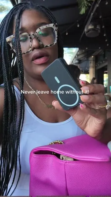 I can’t go anywhere without mine! Especially now that I create content! #phonecharger #portablecharger #magneticportablecharger #
