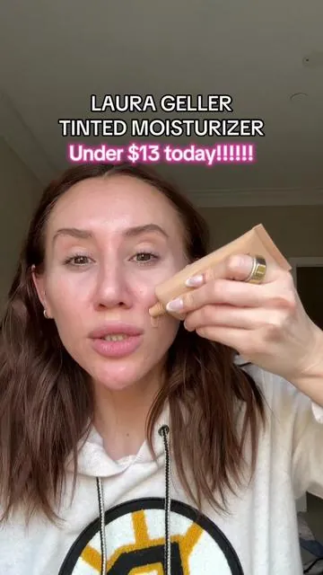 love this Laura Geller tinted moisturizer!! #lauragellerbeauty #tintedmoisturizer #moisturizer #skintint #makeup  #creatorsearchinsights    