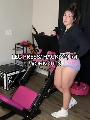 I LOVE IT SM 😭🥹 #HomeGymEquipment #HomeGym #HomeGymIdeas #gym #pink #PinkGymEquipment #Ritfit #LeaguePress #HackSquat #legsworkout 