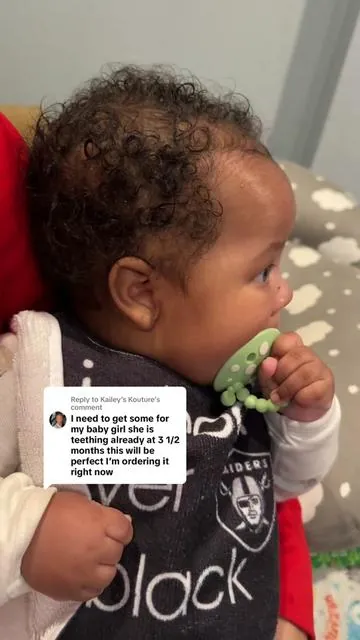 Replying to @Kailey’s Kouture I hope she loves this teether just as much as my baby does! 🥰♥️ 