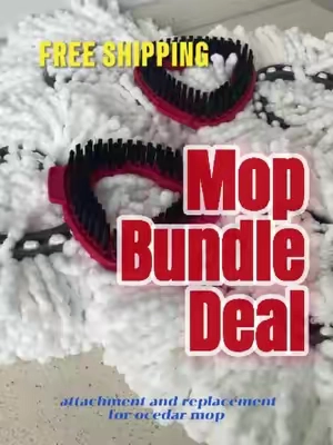 If you have ocedar mop,this deal is for you!#cleaning #cleaningtiktok #SpringCleaning #scrubbing #satisfyingcleans #ocedarmop #ocedarmophack #mophead #replacement #scrubber #homesupplies #cleaningmusthaves #freeshipping #moneysavingtips 