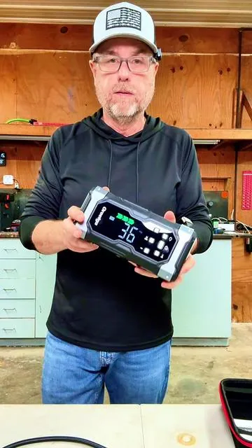 8000A Car Battery Jump Starter with Air Inflator/Deflator Compressor, 3 Port Power Bank with Large LCD Screen #jumpstarter #carstarter #powerbank #airpump #tiktokshopcreatorpicks #tiktokshopspringglowup #springtok #ttslevelup @Advanced automotive tools 