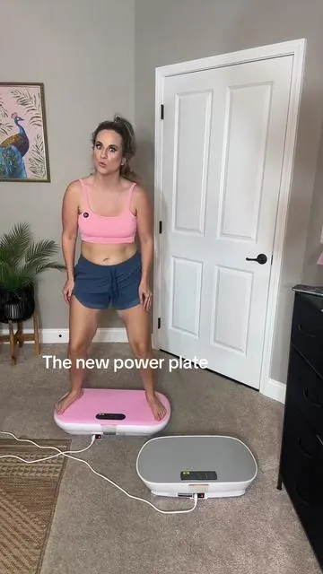 The new power vibration plate is no joke 💪😮‍💨 #vibrationplate #fitness #workout 