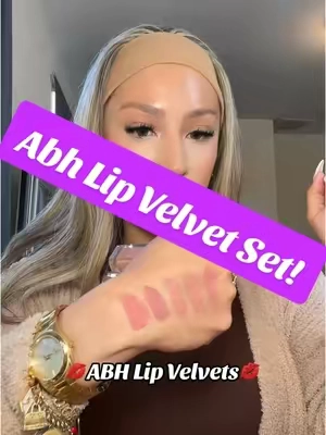 💋💄Such a steal! Get your ABH Lip Velvets! #abh #anastasiabeverlyhills #lipvelvets #lipcombo #TikTokshop #tiktokshopping  #ttsdelight #tiktokshopcreatorpicks #tiktokshopnewarrivals #tiktokshopjumpstart#tiktokshoprestock #tiktokshopspringglowup 