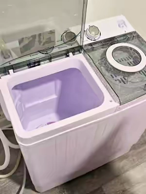 Esta lavadora es tu salvacion. yo agarré la de 26 libras #portablewasher #washer #costway #lavadora #lavadoraportatil #laundry 