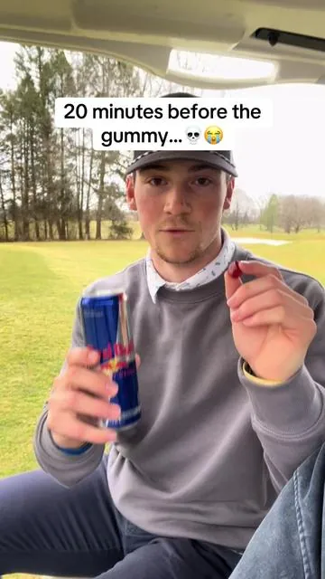 He could not handle the gummy at all😭 #sleep #golf #tiktokshopspringglowup #tiktokshopcreatorpicks #lullabites 