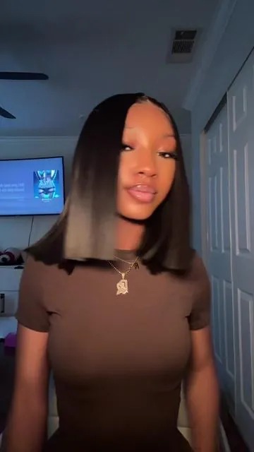 Bob cut on wig from @U&A HAIR SHOP 