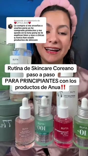 Respuesta a @♥️LITTLE_BOO♥️ Rutina de skincare coreano paso a paso explicado para principiantes con todo los productos de anua, rutina de skincare de día y rutina de skincare de noche con @Anua Store US #anua #anuaskincare #koreanskincare #rutinadeskincare #skincareroutine #tiktokshopspringglowup #tiktokshopcreatorpicks 