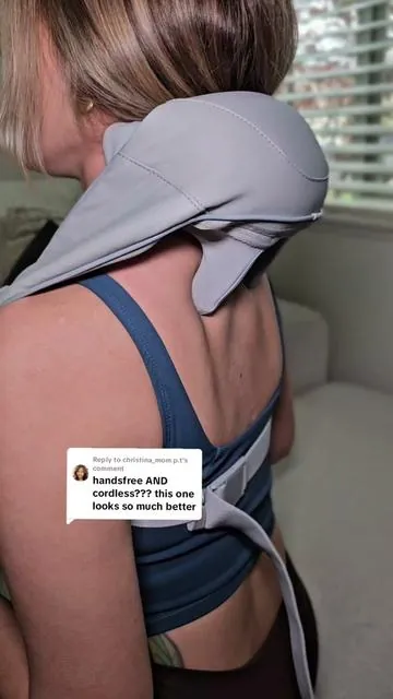 Replying to @christina_mom.p.t This one is superior!! 🔥 #neckandbackmassager #backmassager #upperbackmassager #trapmassage  #massagerwithheat #deeptissuemassage  #massager #tiktokmassager #tiktokshopspringglowup #springtok 