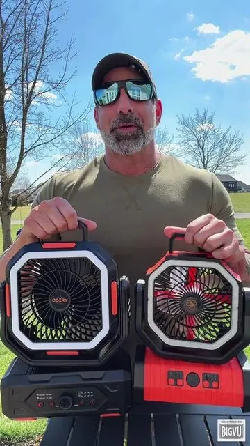 Grab the New Ogery 2025 Upgraded Outdoor/Camping Fan!  Great for Spring & Summer BBQ’s, Camping, Beach, Pool or even your Bedroom! . . #ogery #campingfan #outdoorfan #campinggear #campingessentials #beattheheat #coolingfan #portablefan #portablefanwithpowerbank #portablefans #CapCut  #treasurefinds #ad #spotlightfinds #tiktokshopcreatorpicks #tiktokshopjumpstartsale #giftguide #springfashionfest #TTfest #TTSLevelUp #TikTokShopSpringGlowUp #springtok
