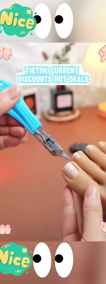 Super sharp oblique nail clippers, break your concept of nail clippers, take it home and experience it quickly #oblique nail clippers #super sharp oblique nail clippers #tiktokshopspringglowup #spotlightfinds 