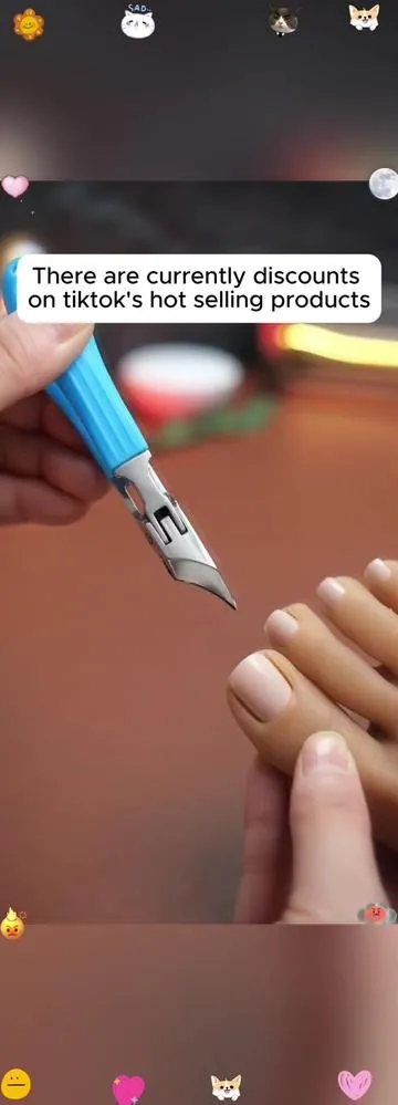 Super sharp oblique nail clippers, break your concept of nail clippers, take it home and experience it quickly #oblique nail clippers #super sharp oblique nail clippers #tiktokshopspringglowup #spotlightfinds #GlowUpCetaphil 