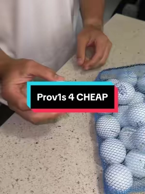 Your wasting your money on “out the box” prov1s 🤦🏽‍♂️ #golftok #golfballs #prov1 #springtok #springsale 