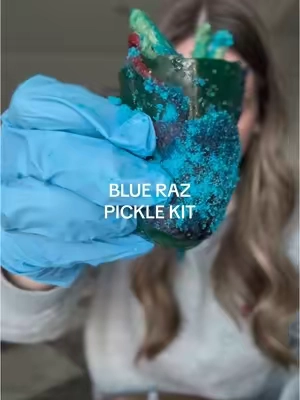 BLUE RAZ PICKLE KIT @sourboychamoy  #picklekit #bluerazzpicklekit #bluerazpicklekit #picklekitreview #bluerazpickle 