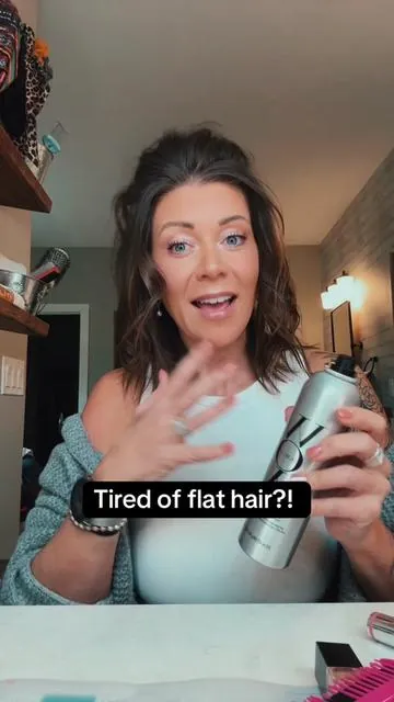 Say goodbye to flat hair! This unique moisturizing texture spray from @Color Wow Hair won’t dry hair or glue strands together. Transparent texturizers won’t dull color. Gives hair “guts” and long-lasting style memory. Never sticky or stiff! #colorwowstyleonsteriods #colorwow #healthyhair #hairvolume #finehairhacks #bighairdontcare #flathairhack 