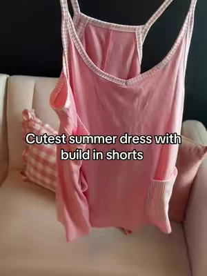 They have so many cute colors!!! #summerdress #summeroutfits #womensromper #summerromper #romperwithpockets #dresswithshorts 