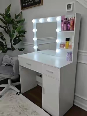 #vanity #tocador #maquillaje #makeup #makeupvanity #ideasderegalos #birthdaygift #birthdaygiftideas #giftideasforher #mothersday #mothersdaygiftideas #diadelasmadres #homedecor #homedecorideas #mirror #mirrorled #makeuptutorial #tiktokmademebuyit #springtok #tiktokshopfinds #tiktokshoprestock #tiktokshopspringglowup #vanitydesk #desk 