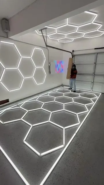 HYPERLITE Hexagon Garage Light are on sale!!!! #hexagonlights  #garagelights #garage #TikTokShopSpringGlowUp #GarageLighting #LEDLights @HyperliteOfficial #TikTokShopSpringGlowUp  #springtok  #TTSLevelup 