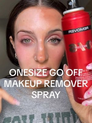Onesize Go Off makeup remover spray is back for a limited time and GUYS!! You can literally get off a full face in a swipe after spraying  ✨ removes makeup (waterproof products too) lash glue, + wig adhesive ✨ didn’t burn my skin or eyes or make me break out Limited edition so RUN!!  *I had no spray tan left on my face which is why my makeup matched my neck not my face LOL* @ONE SIZE BEAUTY  #onesize #onesizebeauty #onesizegooff #onesizegooffmist #gooffmist #makeupremover #makeupremoverspray #wigadhesiveremover #waterpoofmakeup #onesizespray #skincare #skincareroutine #tiktokshopnewarrivals #beautybesties #tiktokshopcreatorpicks #ttsbeautybesties 