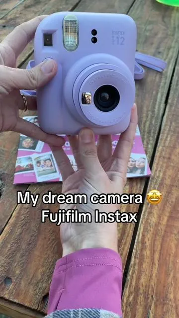 Fujifilm Instax 12 my dream camera in my favorite color! So fun and makes a great Easter basket stuffer for girls #easterbasketideas #easterbasketstuffers #instantcamera #fujifilmcamera #fujifilminstax #instax12 #polaroidcamera @Fujifilm_Instax @QVC, Inc 