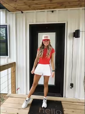 Outfit of the day! Another day another pair of athletic shorts and tee shirt❤️ Happy Saturday!!! #tiktokshopfinds #casualootd #springfashion #outfitoftheday #activewear 