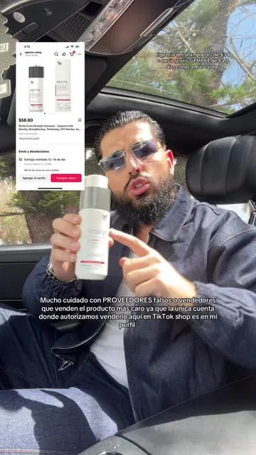 Mucho cuidado con PROVEEDORES falsos o vendedores que venden el producto más caro ya que la única cuenta donde autorizamos venderlo aquí en TikTok shop es en mi perfil . #hairproducts #hairtips #hair #menshair #hairproblems #shampoo #tiktokshop #fyp #foryourpage 