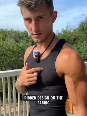 Simple tank tops that are 100% cotton, hug your upper body well, and are affordable! #gymclothes #mensfashion 