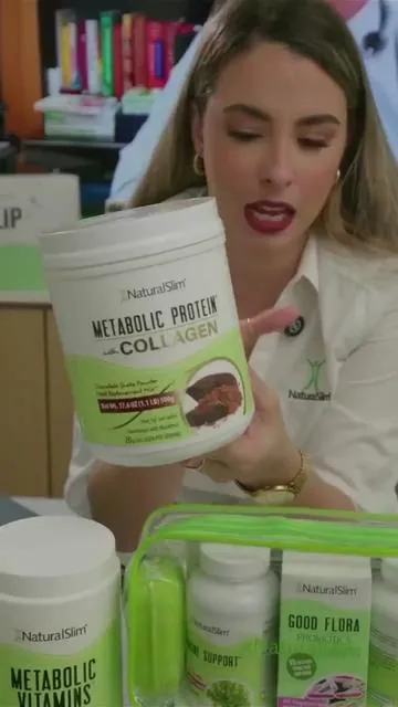 ¿Buscas un reemplazo de comida nutritivo? METABOLIC PROTEIN® COLLAGEN combina proteína de whey, colágeno hidrolizado y vitaminas esenciales en una batida que puedes tomar en lugar del desayuno o almuerzo. Es práctica, deliciosa y fácil de preparar con solo agua.#metabolism #collagen #naturalslimusa #springsale